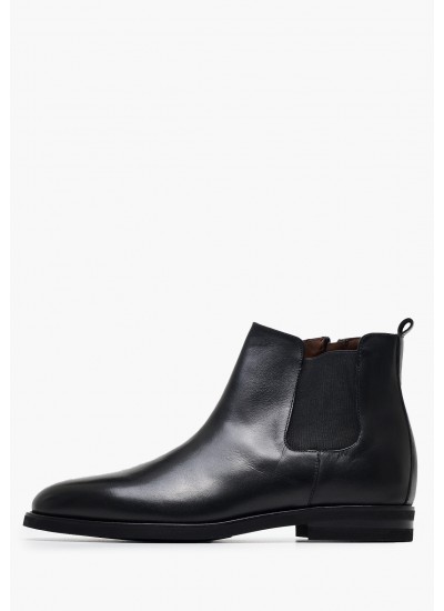 Men Boots 2650 Black Leather Philippe Lang