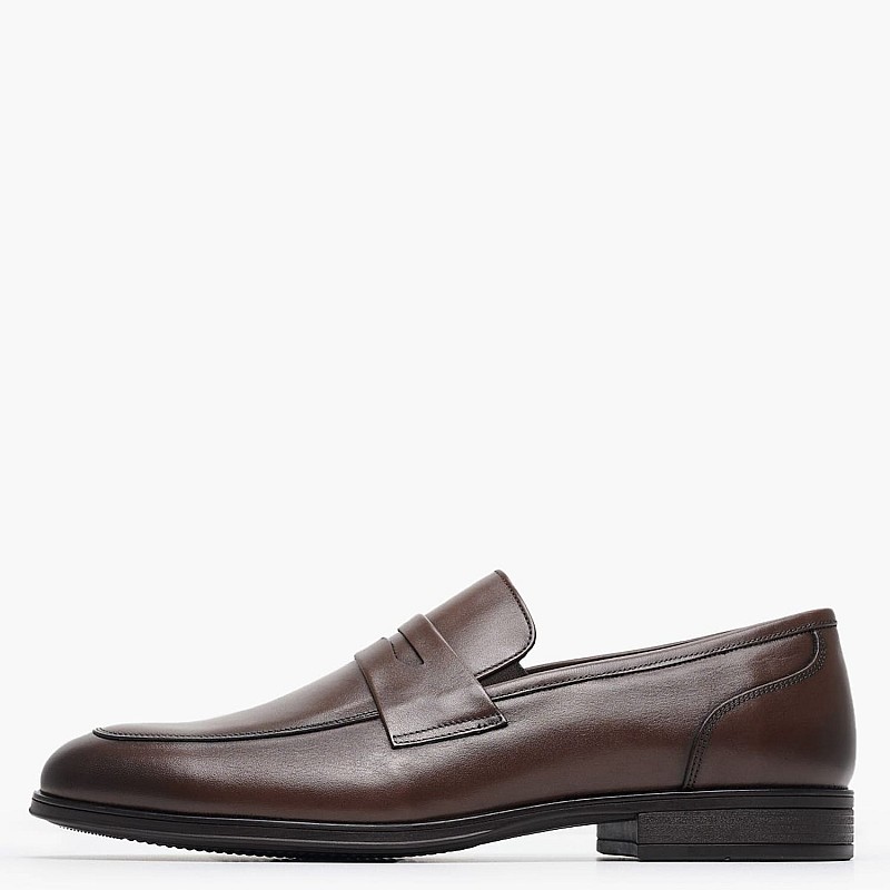 Men Moccasins 31462 Brown Leather Philippe Lang