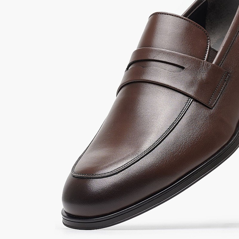 Men Moccasins 31462 Brown Leather Philippe Lang