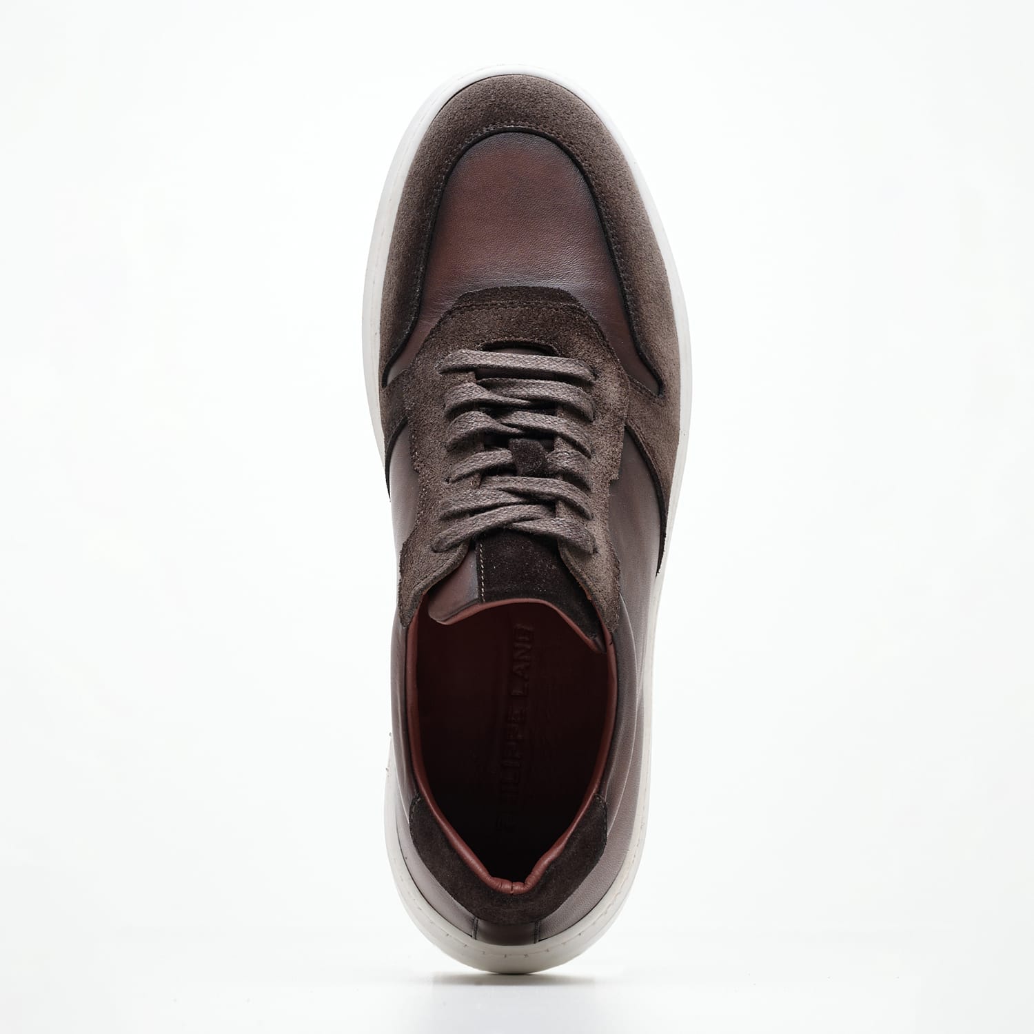 Men Casual Shoes 6994 Brown Leather Philippe Lang Men Casual Shoes 6994 Brown Leather Philippe Lang