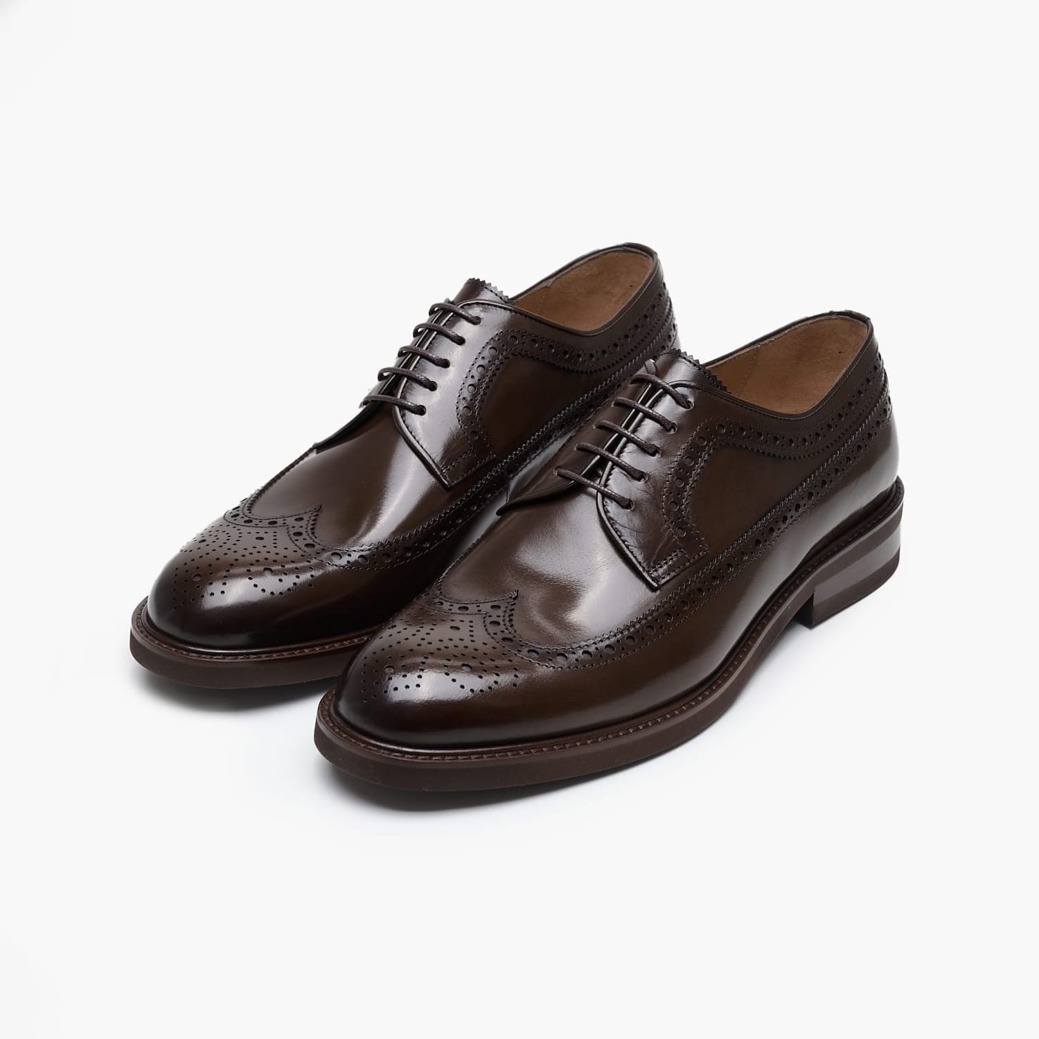 Men Shoes 6999 Brown Leather Philippe Lang Men Shoes 6999 Brown Leather Philippe Lang