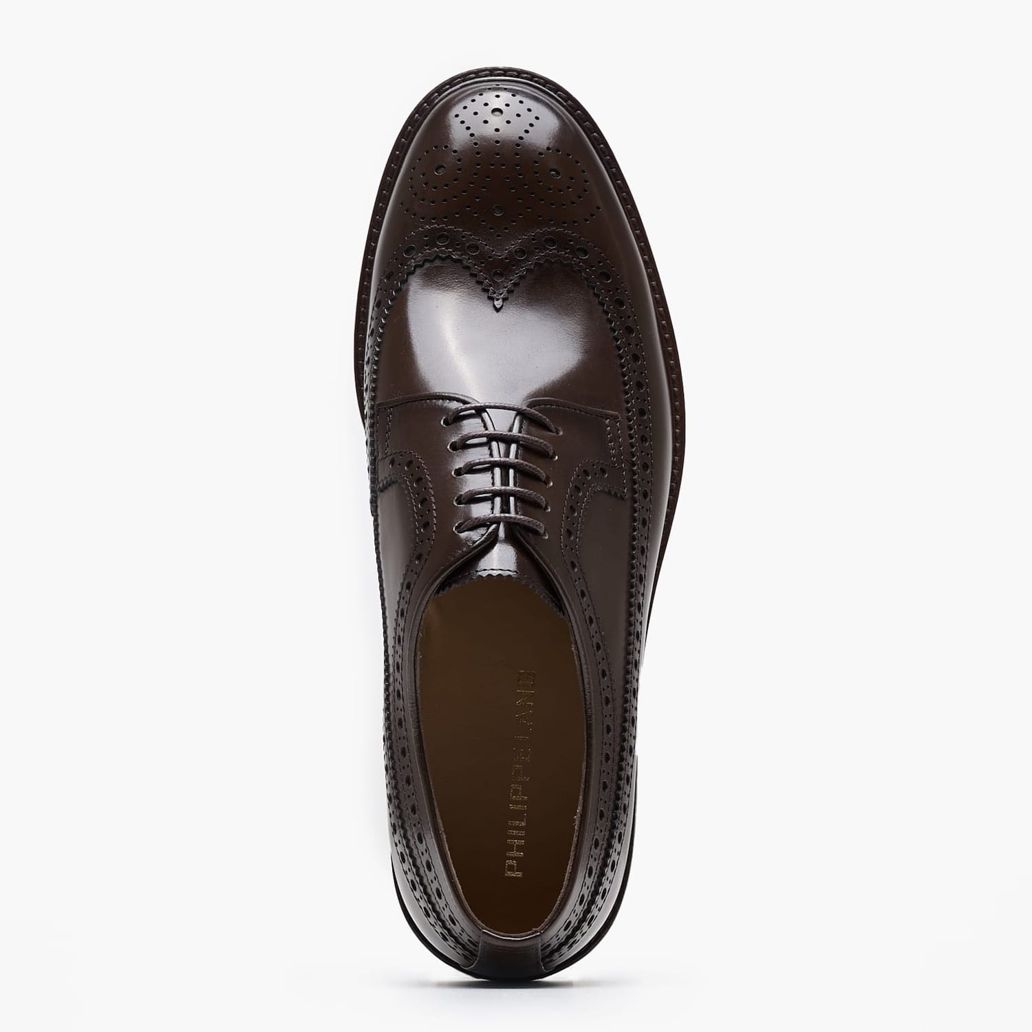 Men Shoes 6999 Brown Leather Philippe Lang Men Shoes 6999 Brown Leather Philippe Lang