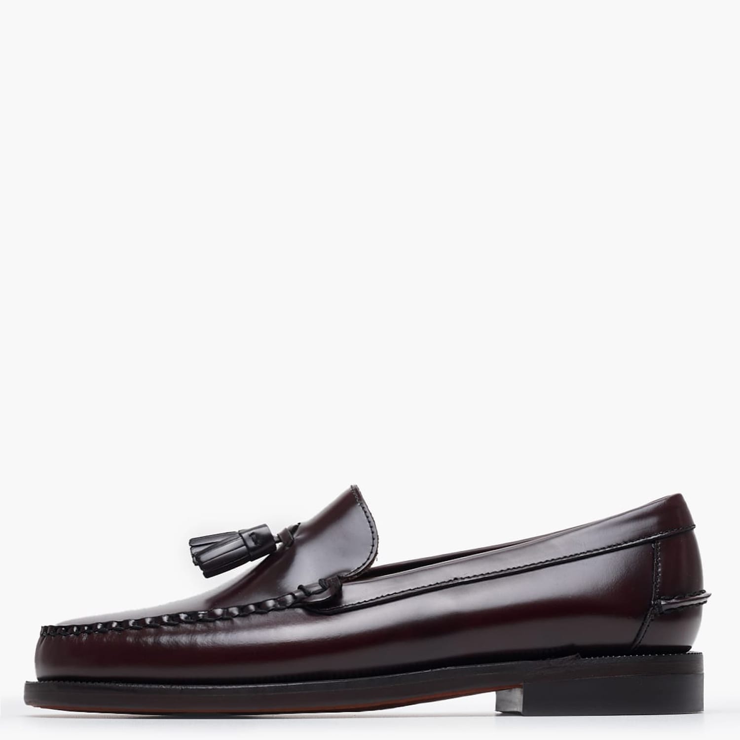 Ανδρικά Μοκασίνια Classic.Will Μπορντό Δέρμα Sebago