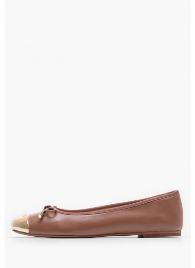Γυναικείες Μπαλαρίνες Elastic.Ballerina Μαύρο Δέρμα Tommy Hilfiger