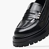 Women Moccasins 2Beta108 Black Leather Dei Colli Women Moccasins 2Beta108 Black Leather Dei Colli