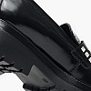Women Moccasins 2Beta108 Black Leather Dei Colli Women Moccasins 2Beta108 Black Leather Dei Colli