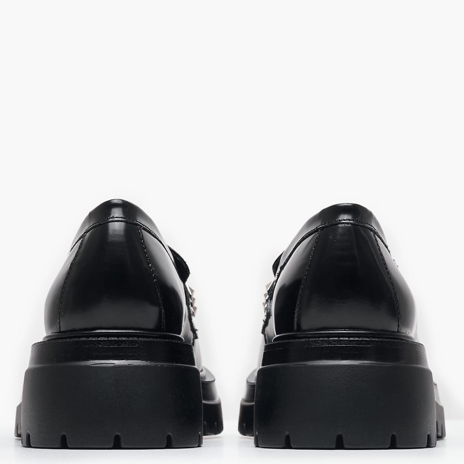 Women Moccasins 2Beta108 Black Leather Dei Colli Women Moccasins 2Beta108 Black Leather Dei Colli