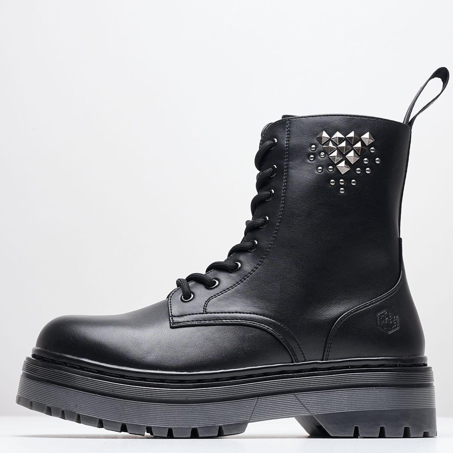 Γυναικεία Μποτάκια Elyse.Hrt Μαύρο ECOleather Lumberjack