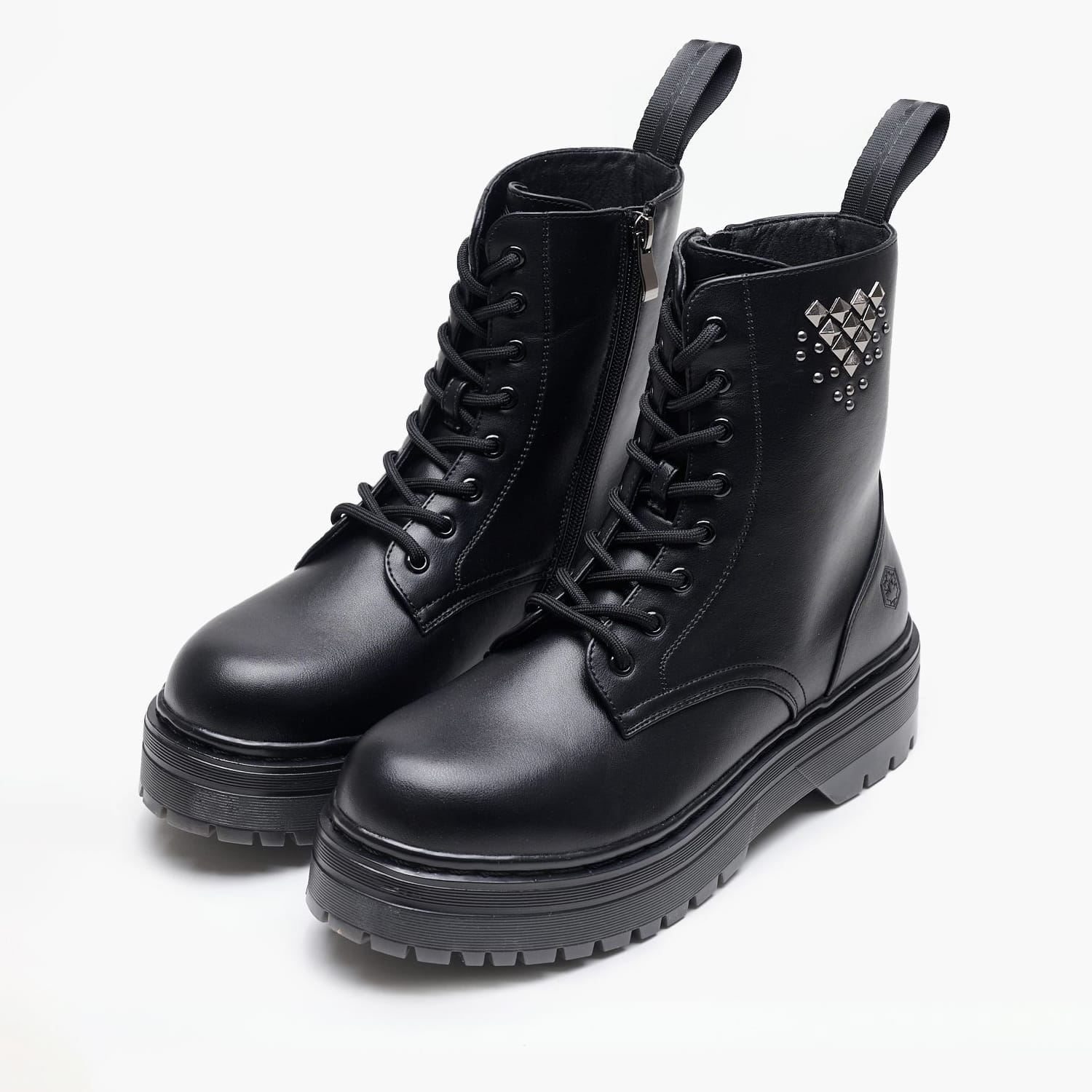 Women Boots Elyse.Hrt Black ECOleather Lumberjack Women Boots Elyse.Hrt Black ECOleather Lumberjack