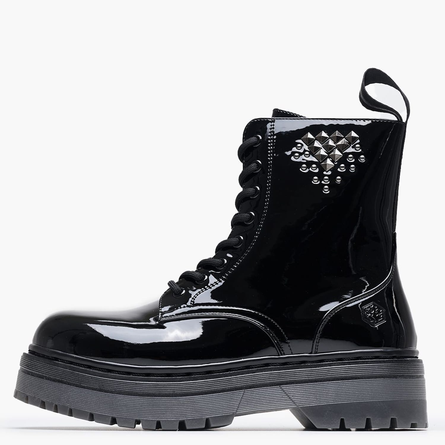Γυναικεία Μποτάκια Elyse.Loust Μαύρο ECOleather Lumberjack
