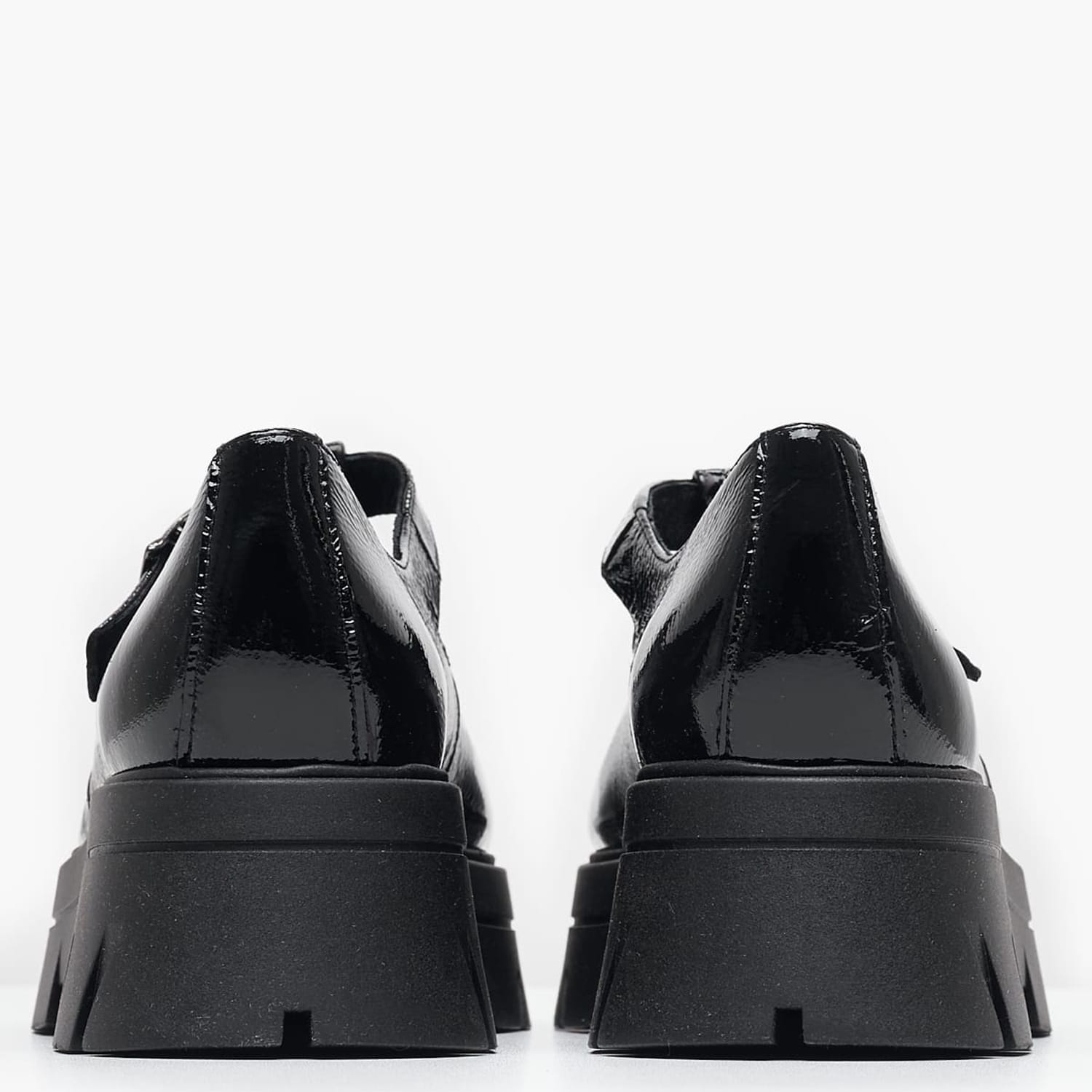 Women Moccasins 3000.3 Black Patent Leather MAKIS KOTRIS Women Moccasins 3000.3 Black Patent Leather MAKIS KOTRIS