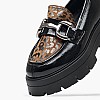 Women Moccasins 3000.4Leo Black Patent Leather MAKIS KOTRIS Women Moccasins 3000.4Leo Black Patent Leather MAKIS KOTRIS