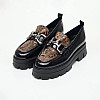 Women Moccasins 3000.4Leo Black Patent Leather MAKIS KOTRIS Women Moccasins 3000.4Leo Black Patent Leather MAKIS KOTRIS