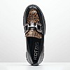 Women Moccasins 3000.4Leo Black Patent Leather MAKIS KOTRIS Women Moccasins 3000.4Leo Black Patent Leather MAKIS KOTRIS