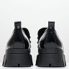 Women Moccasins 3000.4Leo Black Patent Leather MAKIS KOTRIS Women Moccasins 3000.4Leo Black Patent Leather MAKIS KOTRIS
