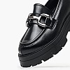 Women Moccasins 3000.4 Black Leather MAKIS KOTRIS Women Moccasins 3000.4 Black Leather MAKIS KOTRIS
