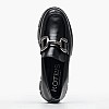 Women Moccasins 3000.4 Black Leather MAKIS KOTRIS Women Moccasins 3000.4 Black Leather MAKIS KOTRIS