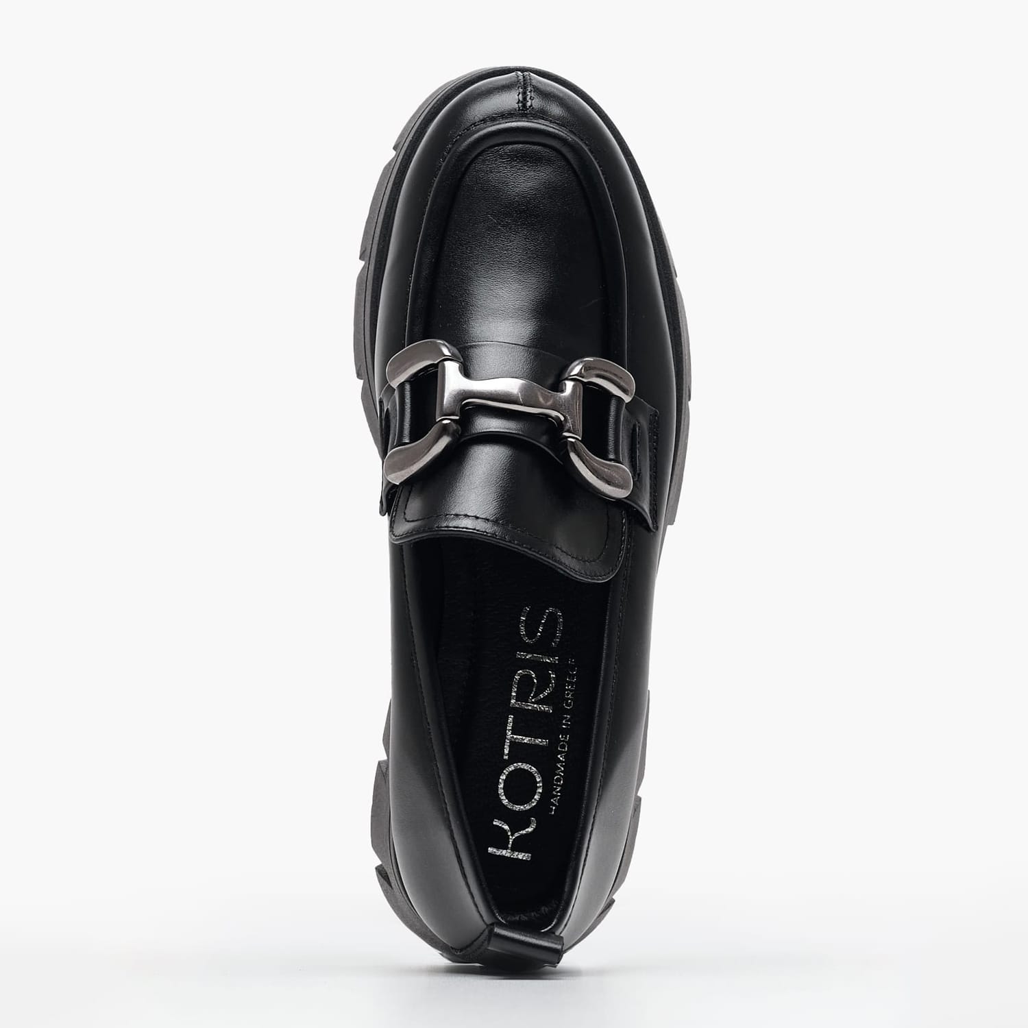 Women Moccasins 3000.4 Black Leather MAKIS KOTRIS Women Moccasins 3000.4 Black Leather MAKIS KOTRIS