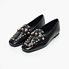 Women Moccasins K.001 Black Patent Leather MAKIS KOTRIS