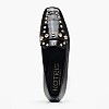 Women Moccasins K.001 Black Patent Leather MAKIS KOTRIS