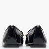 Women Moccasins K.001 Black Patent Leather MAKIS KOTRIS