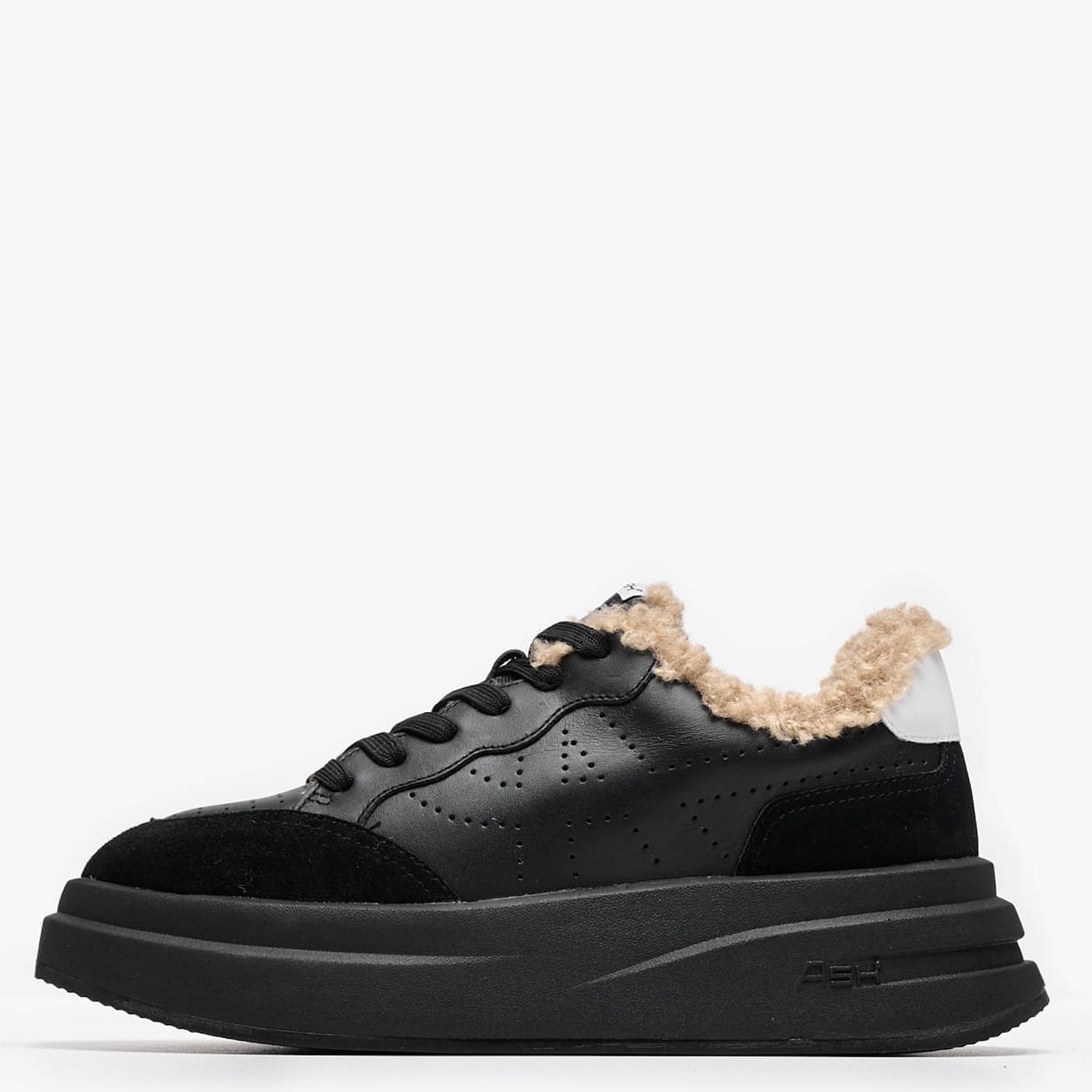 Γυναικεία Παπούτσια Casual Impuls.Fur Μαύρο Δέρμα Ash