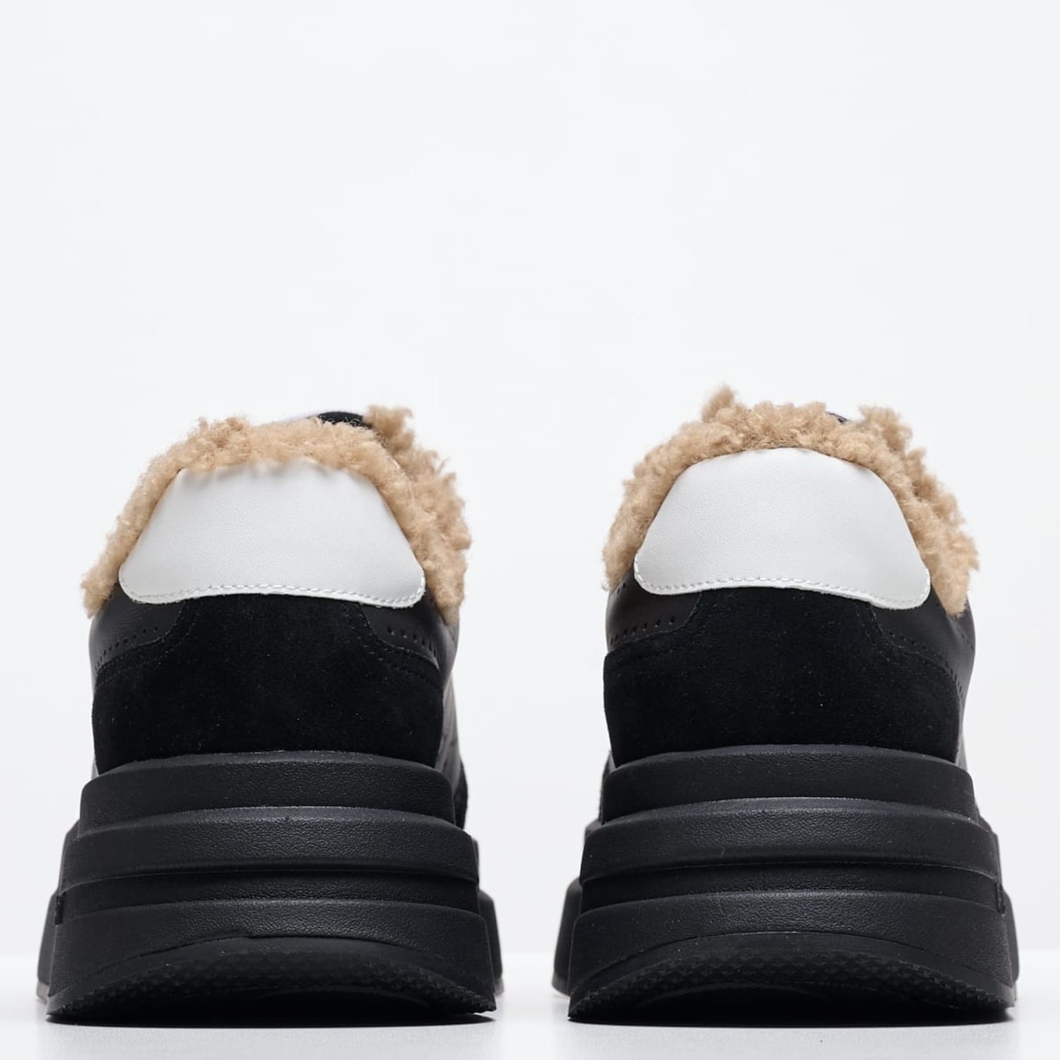 Γυναικεία Παπούτσια Casual Impuls.Fur Μαύρο Δέρμα Ash Γυναικεία Παπούτσια Casual Impuls.Fur Μαύρο Δέρμα Ash