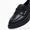 Women Moccasins Medusa Black Leather Ash Women Moccasins Medusa Black Leather Ash
