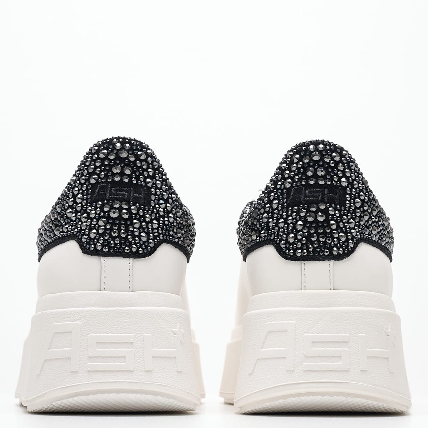 Women Casual Shoes Mody.Strass White Leather Ash Women Casual Shoes Mody.Strass White Leather Ash