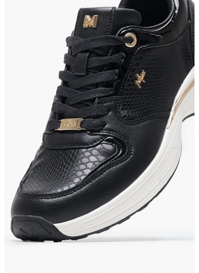Women Casual Shoes Pippin.Lv Black ECOleather Mexx