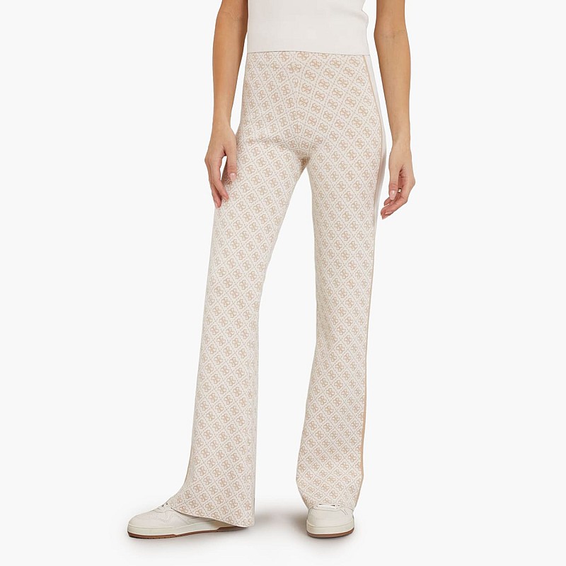 Women Trousers 4G.SWTR White Viscose Guess
