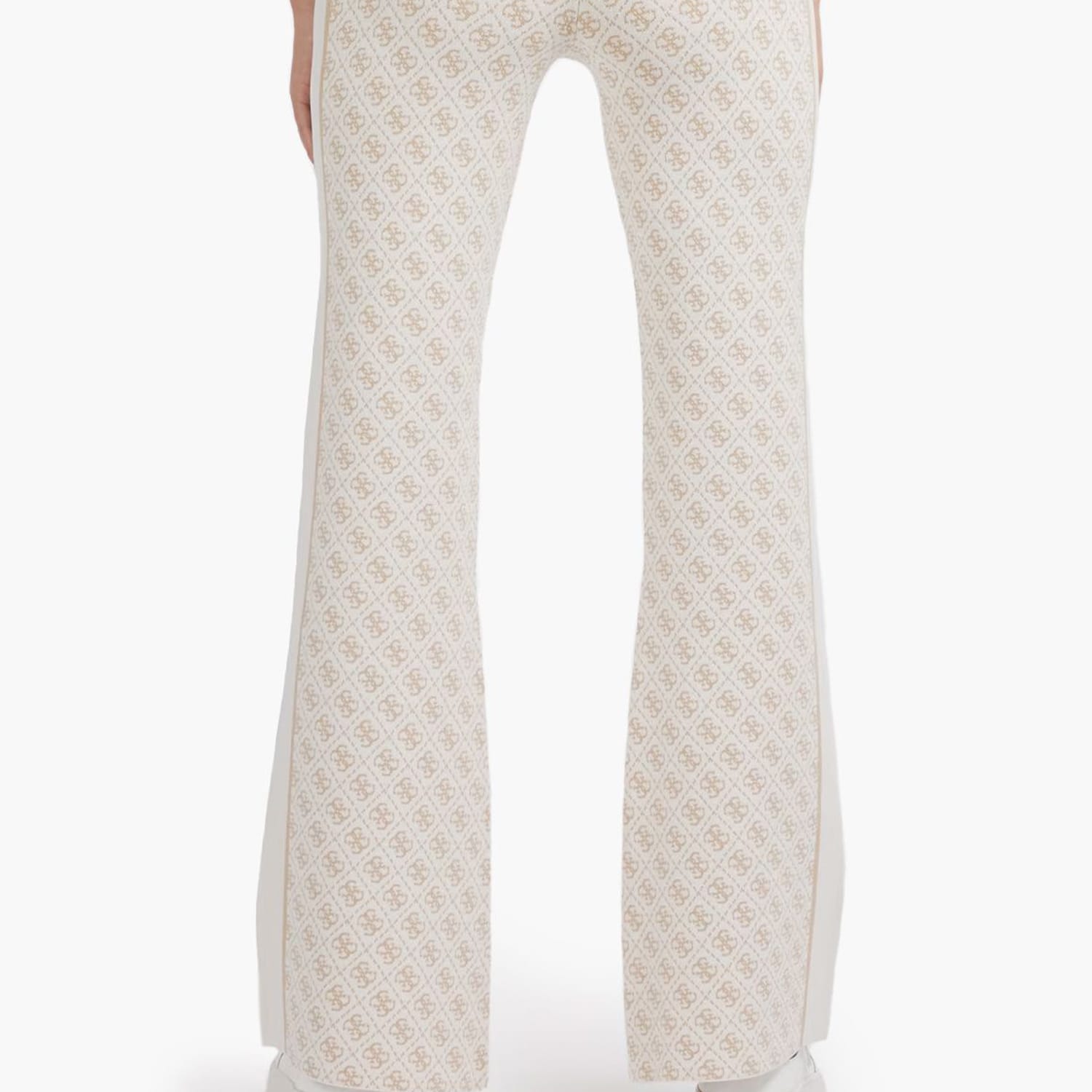 Women Trousers 4G.SWTR White Viscose Guess