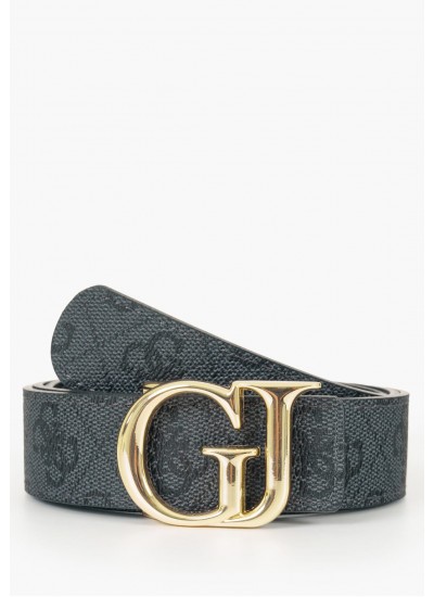 Γυναικείες Ζώνες 9152 Γκρι ECOleather Guess