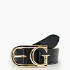 Women Belts 9188 Black ECOleather Guess