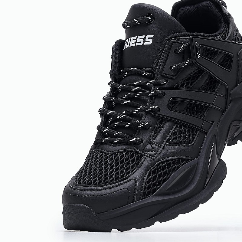 Women Casual Shoes Belluna Black ECOleather-Fabric Guess