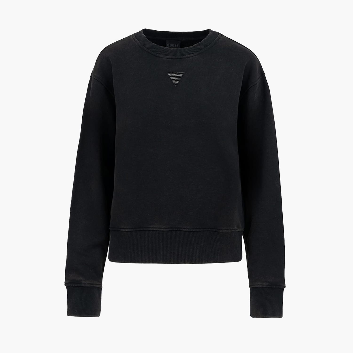 Women's Footers Big.Sweatshirt Black Cotton Guess Women's Footers Big.Sweatshirt Black Cotton Guess