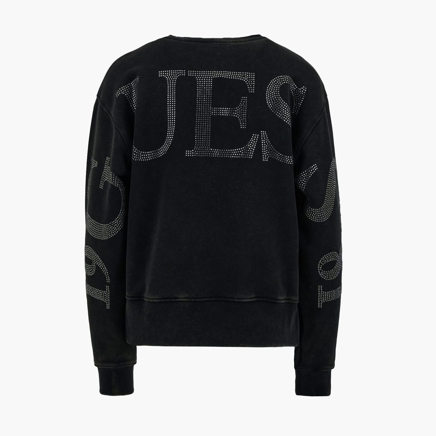 Women's Footers Big.Sweatshirt Black Cotton Guess Women's Footers Big.Sweatshirt Black Cotton Guess