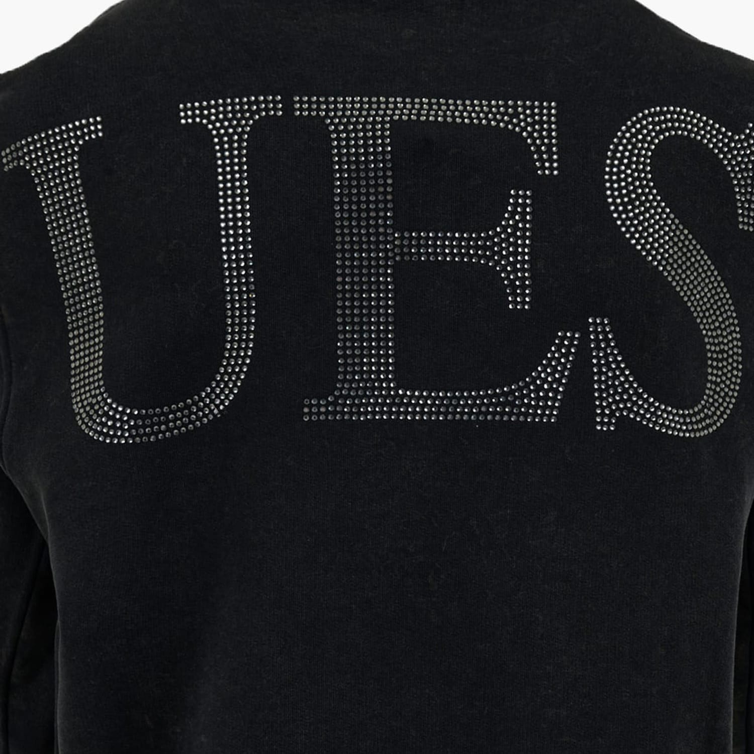Women's Footers Big.Sweatshirt Black Cotton Guess Women's Footers Big.Sweatshirt Black Cotton Guess