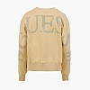 Women's Footers Big.Sweatshirt Yellow Cotton Guess
