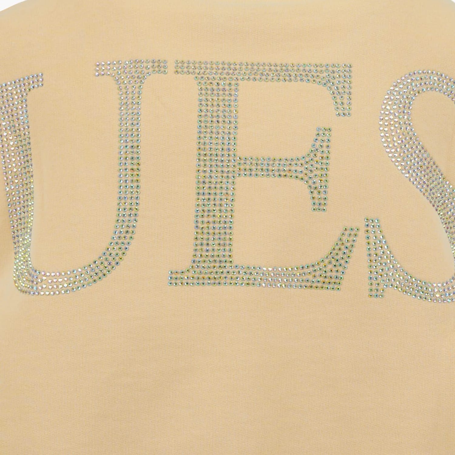 Women's Footers Big.Sweatshirt Yellow Cotton Guess