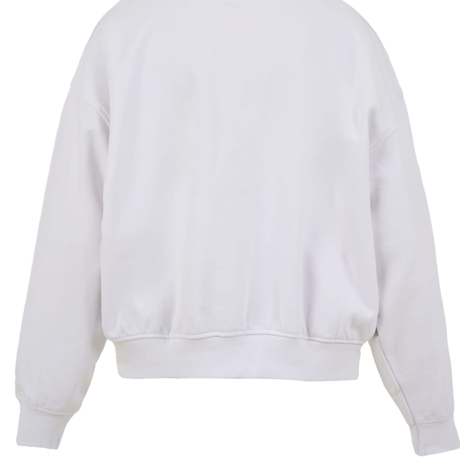 Women's Footers College.Swt White Cotton Guess Women's Footers College.Swt White Cotton Guess