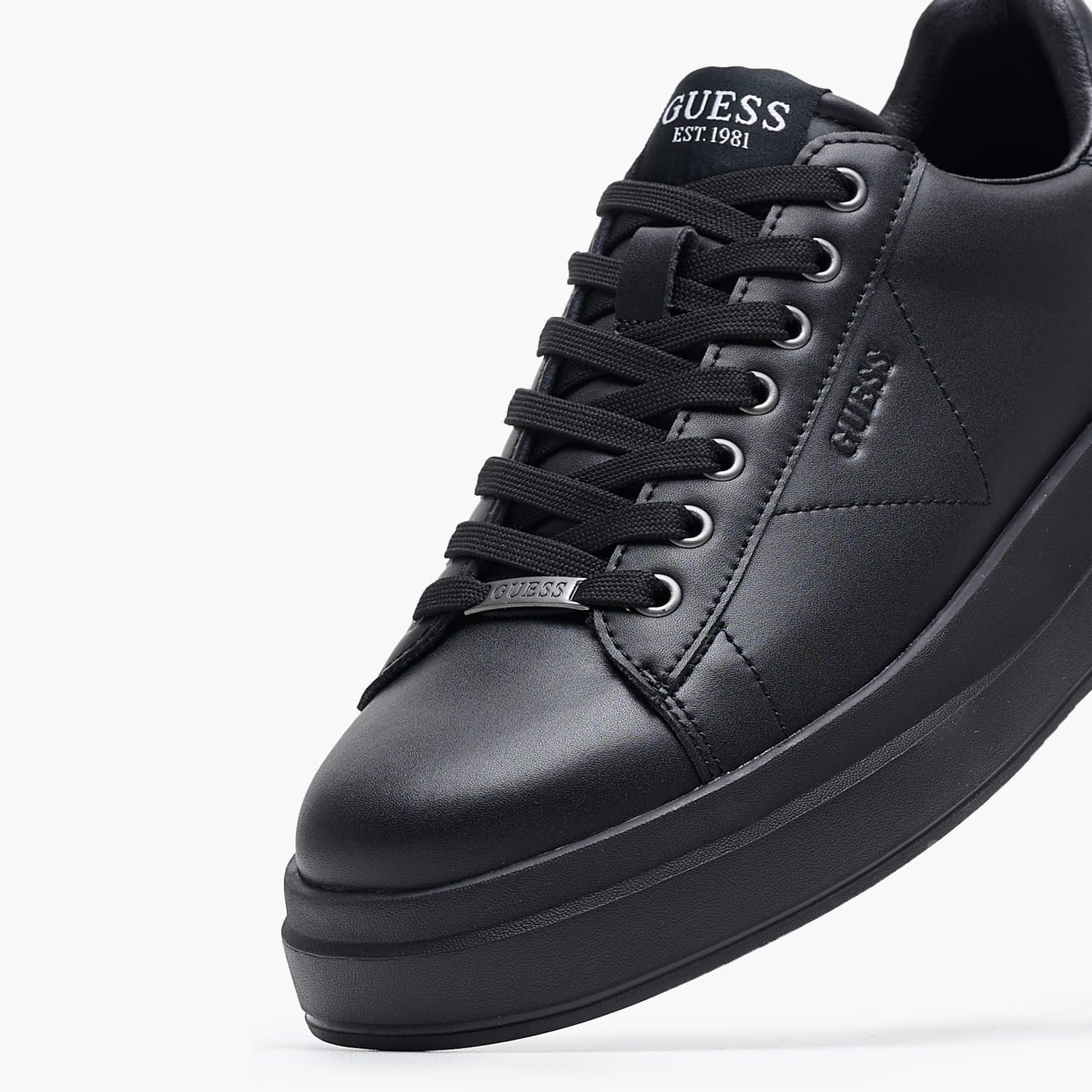Γυναικεία Παπούτσια Casual Elbina.Total Μαύρο Δέρμα Guess