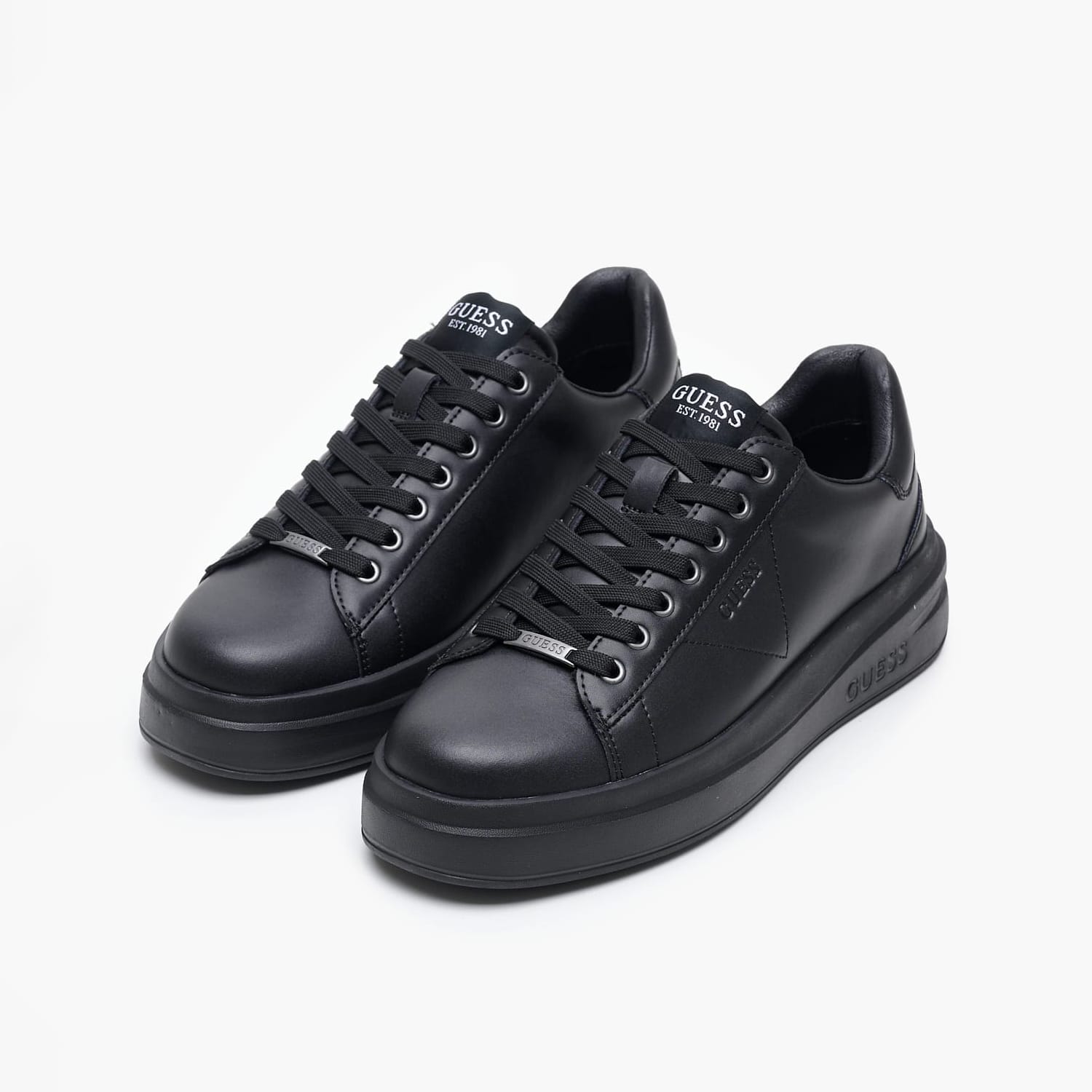 Γυναικεία Παπούτσια Casual Elbina.Total Μαύρο Δέρμα Guess Γυναικεία Παπούτσια Casual Elbina.Total Μαύρο Δέρμα Guess