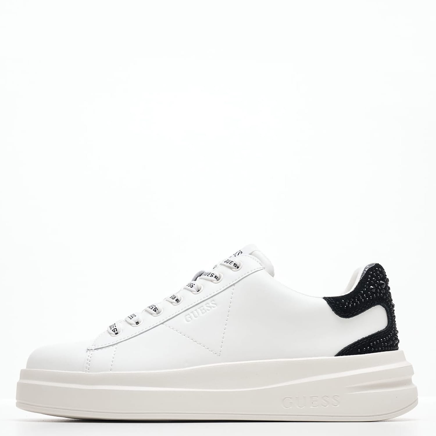 Γυναικεία Παπούτσια Casual Elbina.Wb Άσπρο Δέρμα Guess