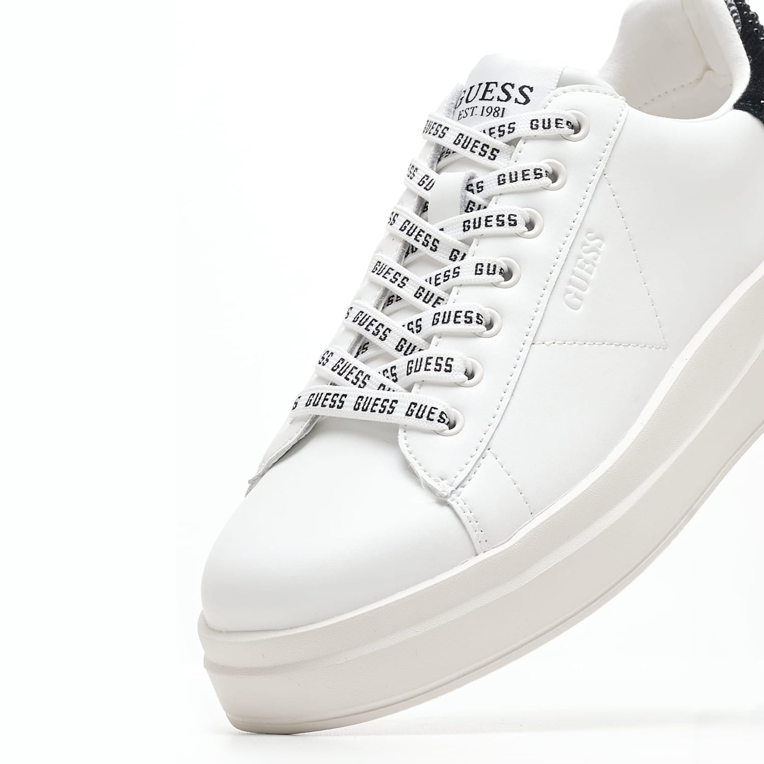 Γυναικεία Παπούτσια Casual Elbina.Wb Άσπρο Δέρμα Guess