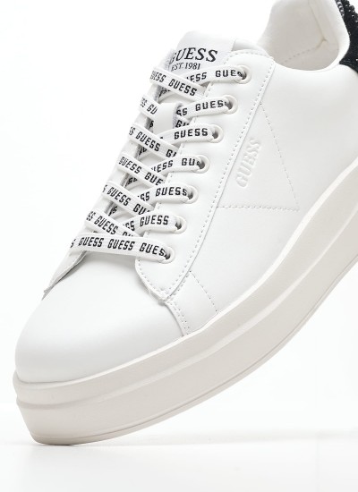 Ανδρικά Παπούτσια Casual Vibo.24 Μαύρο Δέρμα Guess