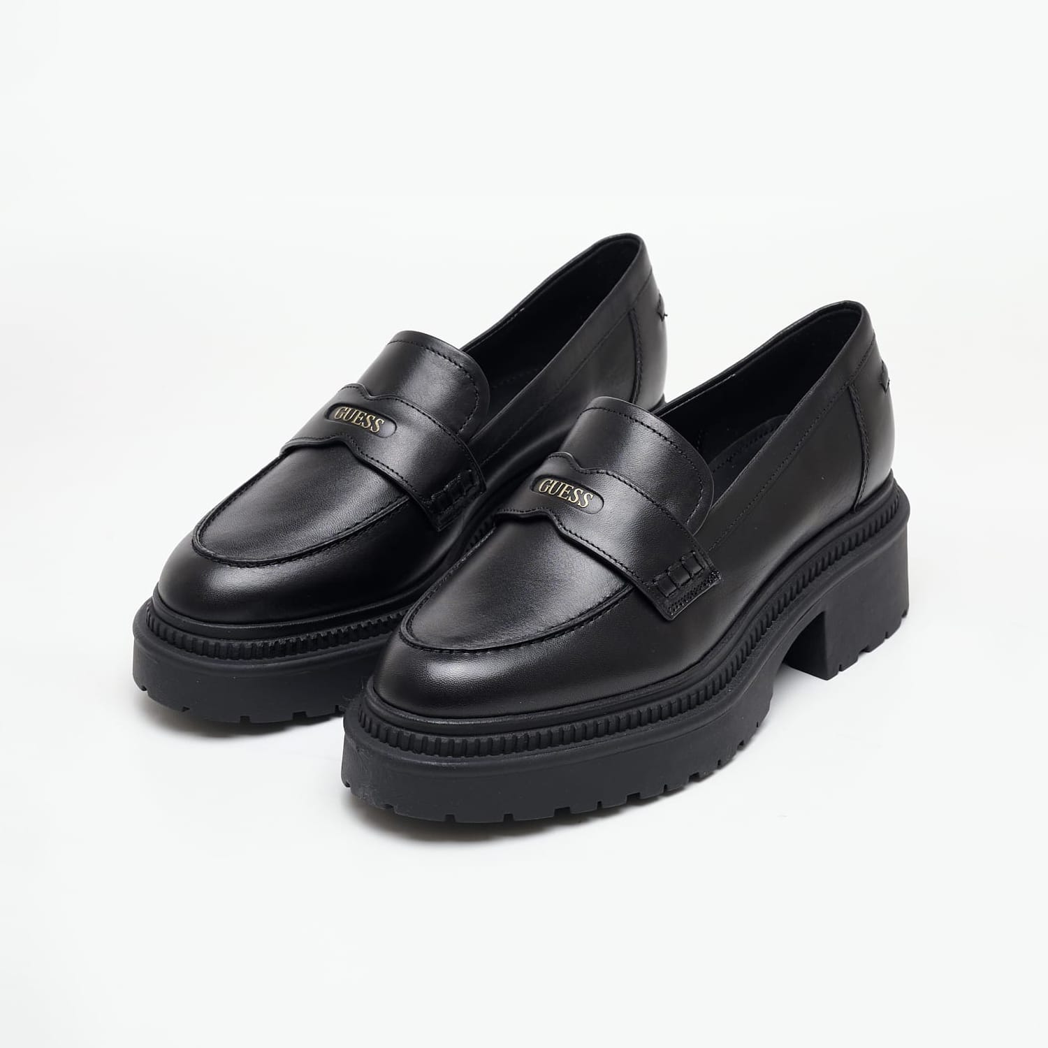 Γυναικεία Μοκασίνια Finda Μαύρο Δέρμα Guess Γυναικεία Μοκασίνια Finda Μαύρο Δέρμα Guess