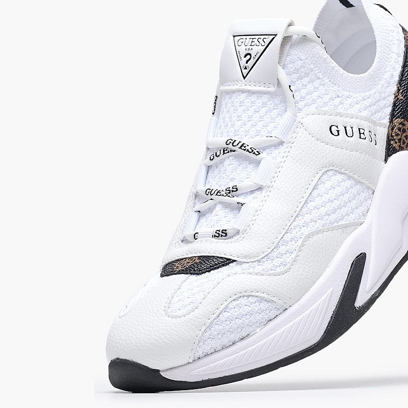Γυναικεία Παπούτσια Casual Geniver2 Άσπρο Ύφασμα Guess