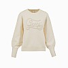 Women's Footers Laura.Swt Beige Viscose Guess Women's Footers Laura.Swt Beige Viscose Guess