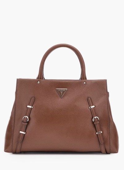 Γυναικείες Τσάντες Levia.Tri Καφέ ECOleather Guess